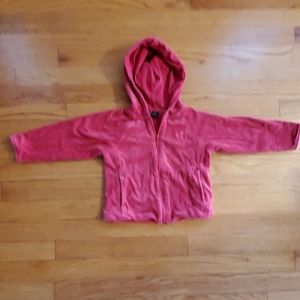 Gap girls red velour jacket